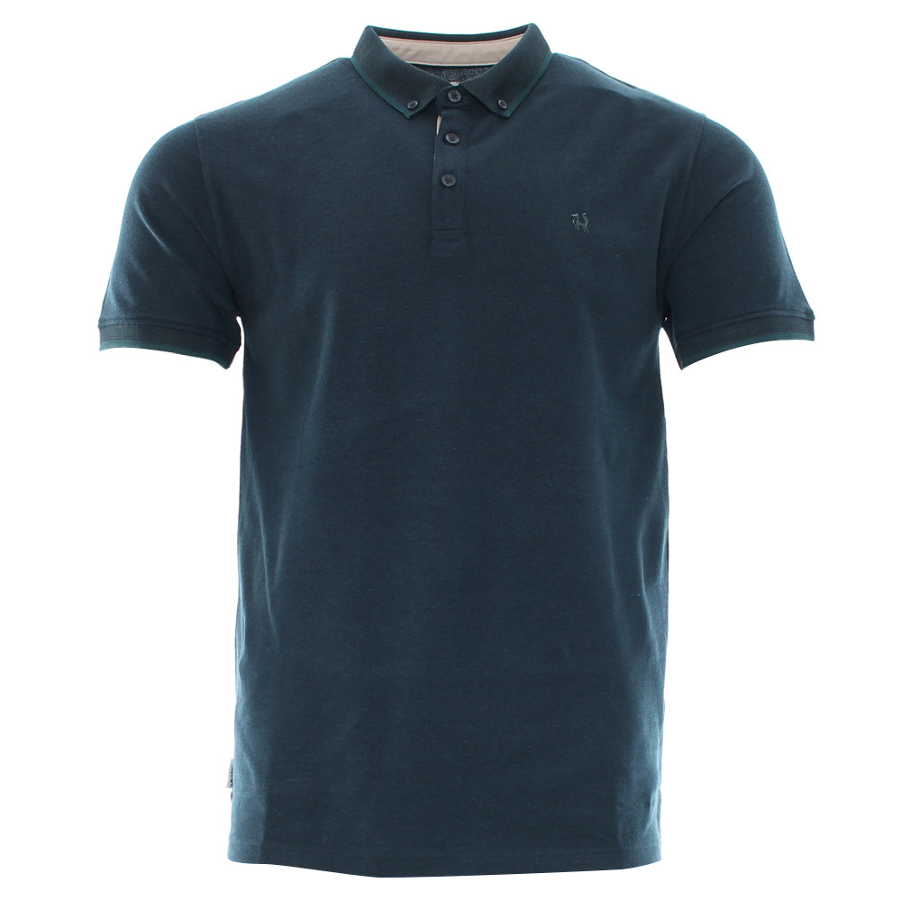 Kenrow Pedro Polo Teal Birdseye