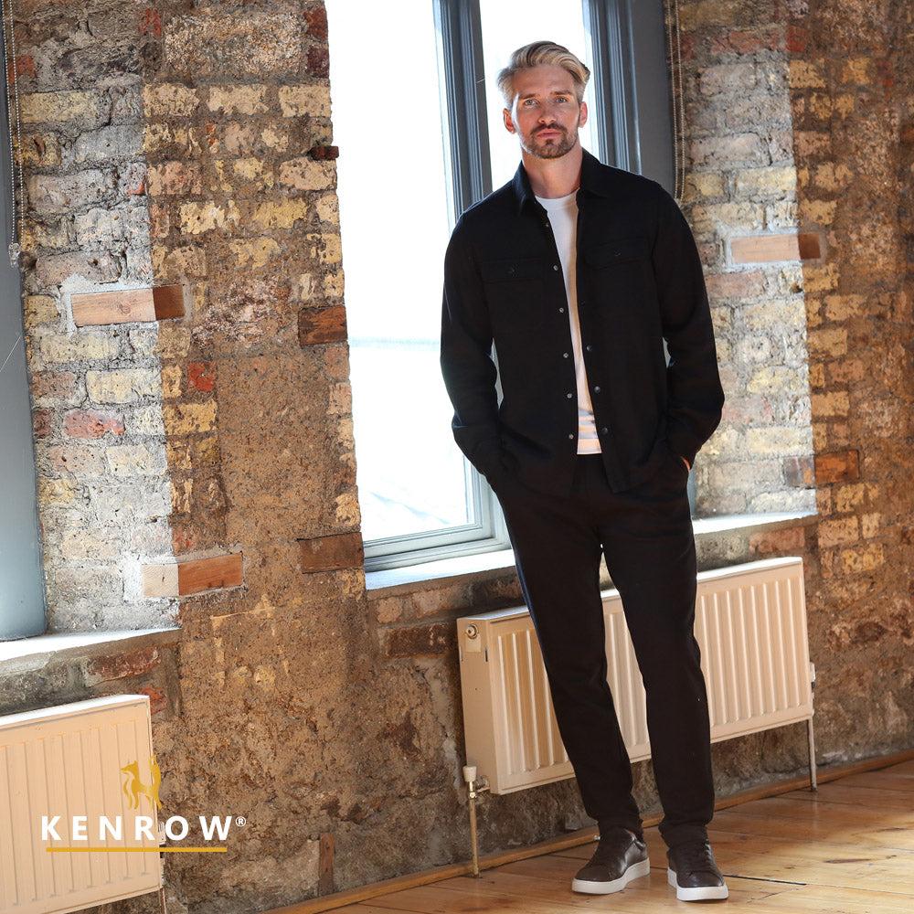 Kenrow Quinn Textured Jogger Black