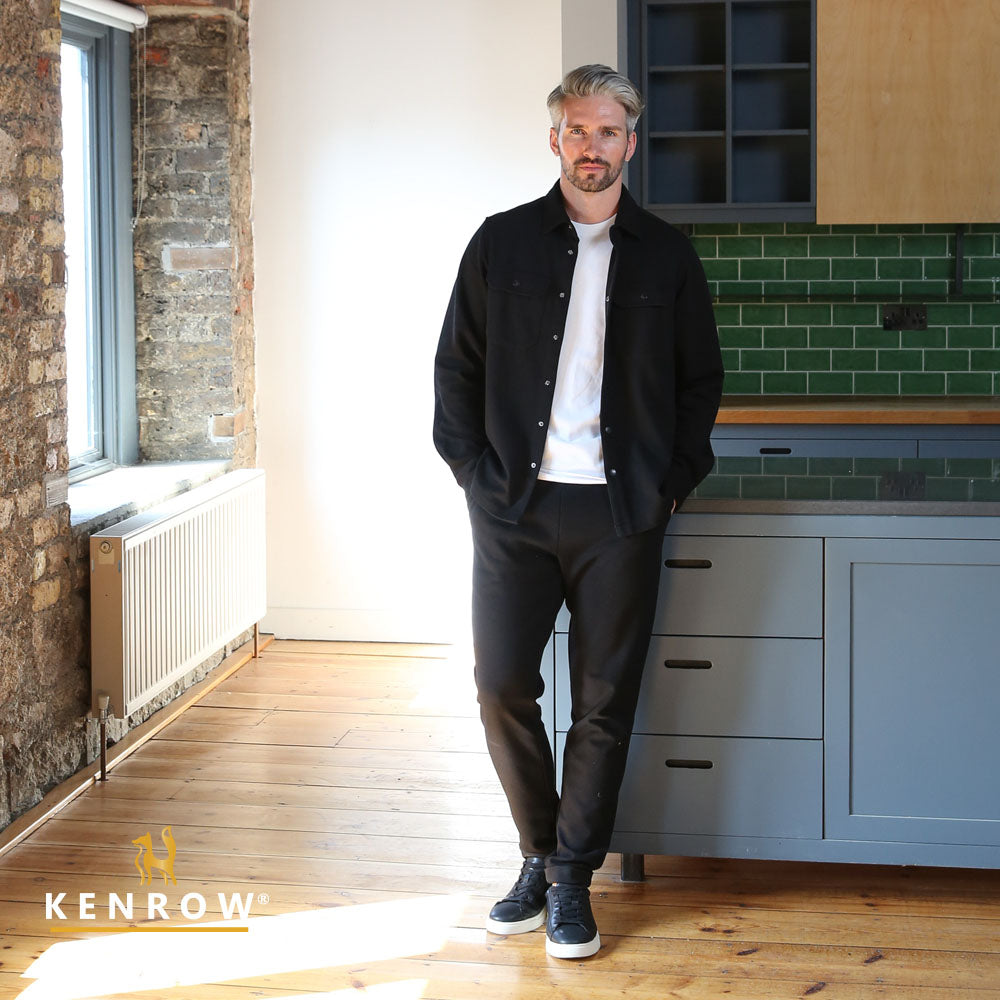 Kenrow Quinn Textured Jogger Black