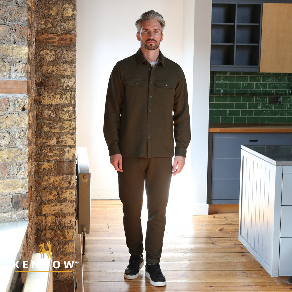 Kenrow Quinn Textured Jogger Khaki