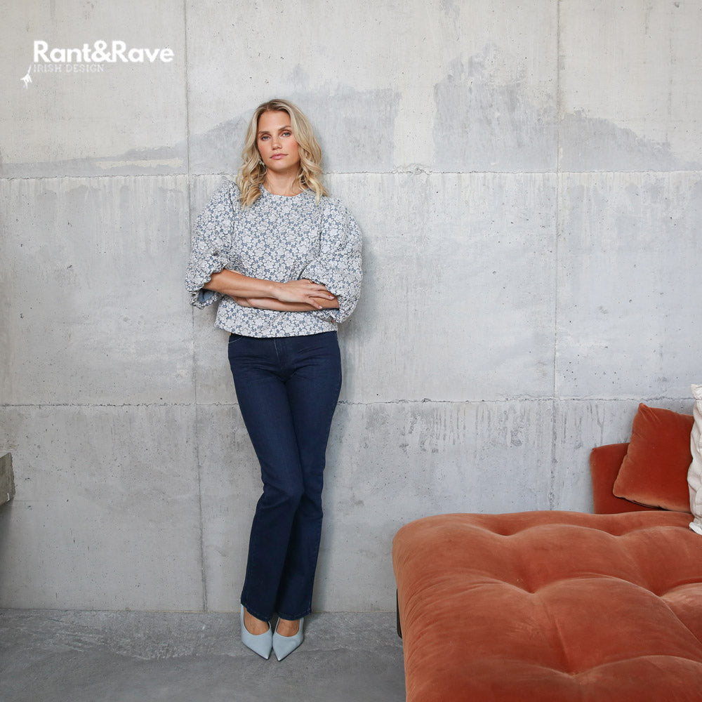 Rant & Rave Quinn Top Ice Blue