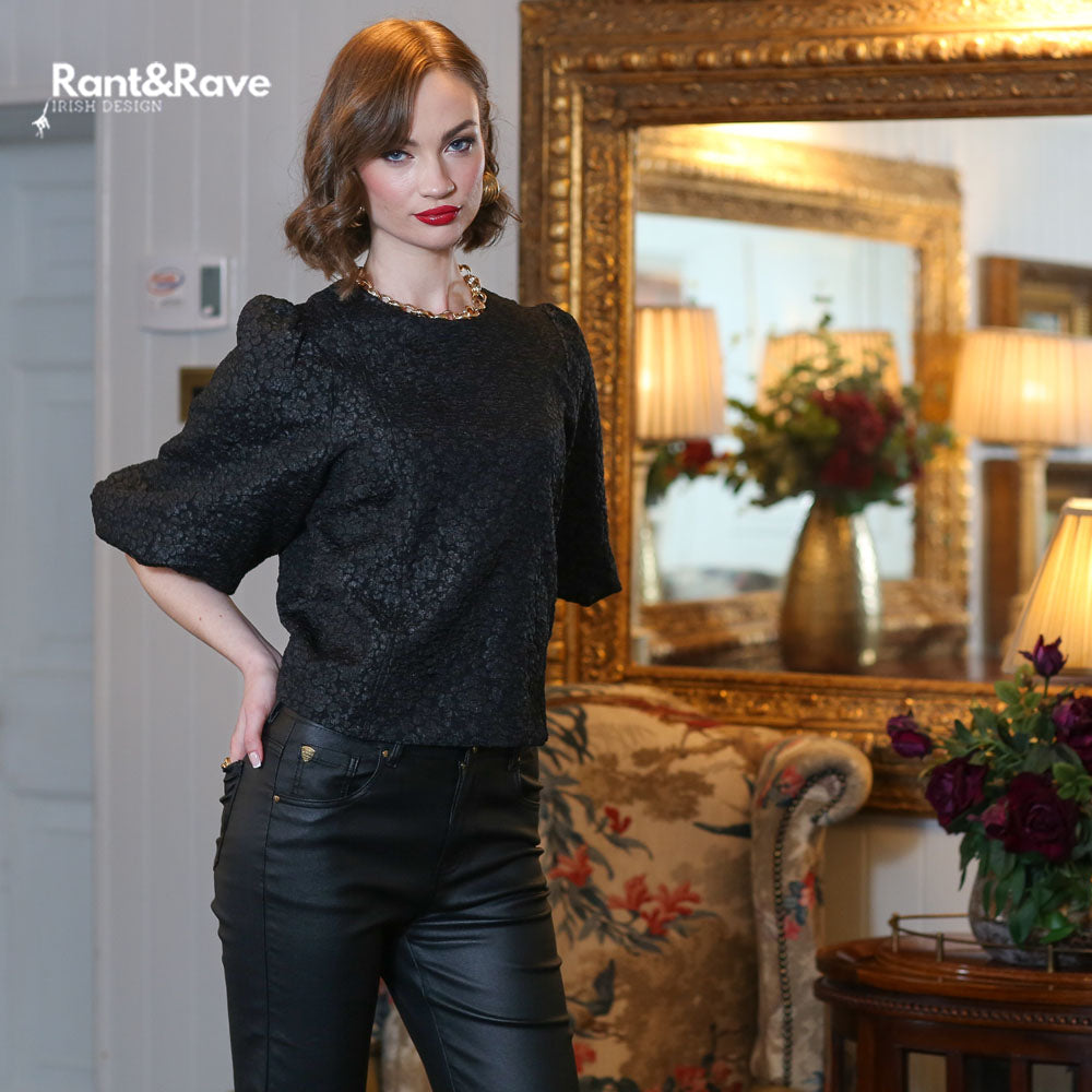 Rant & Rave Quinn Top Black