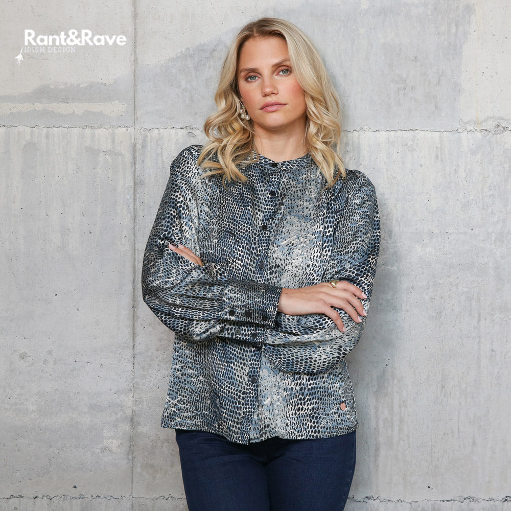 Rant & Rave Quita Top Blue