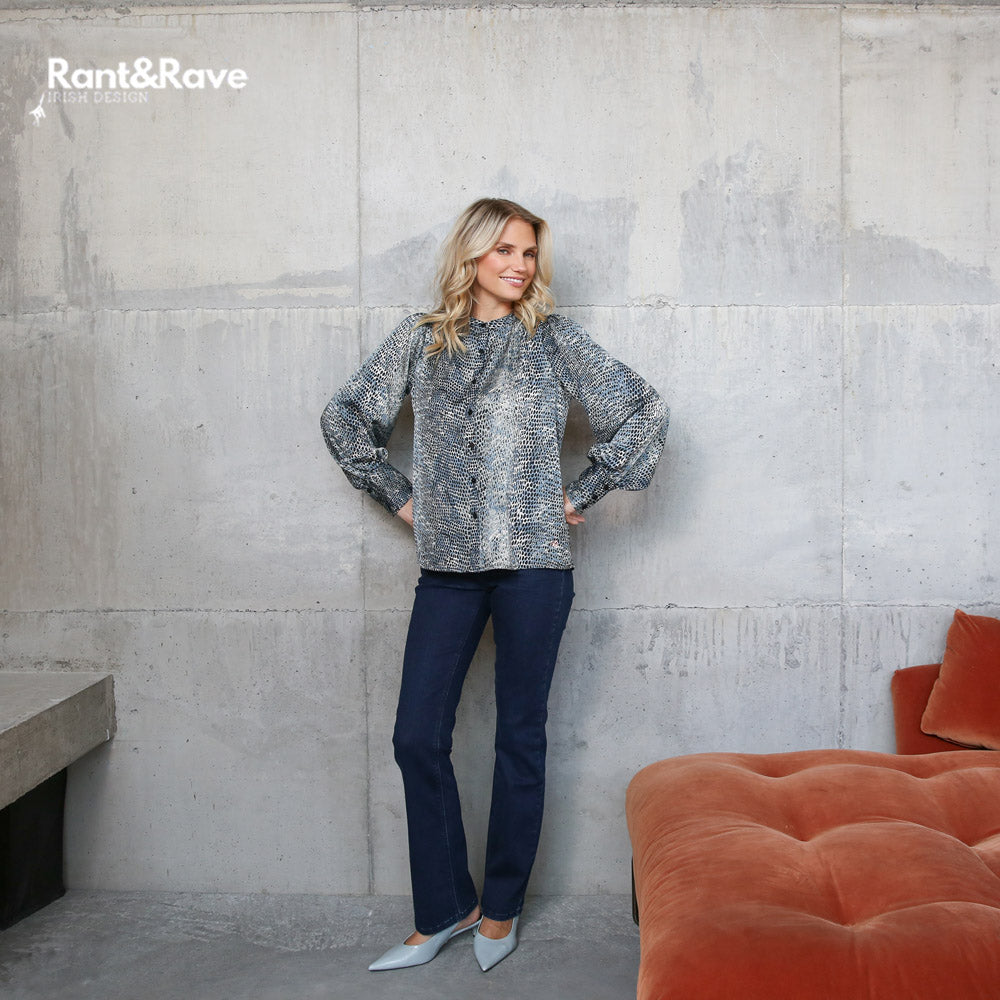 Rant & Rave Quita Top Blue