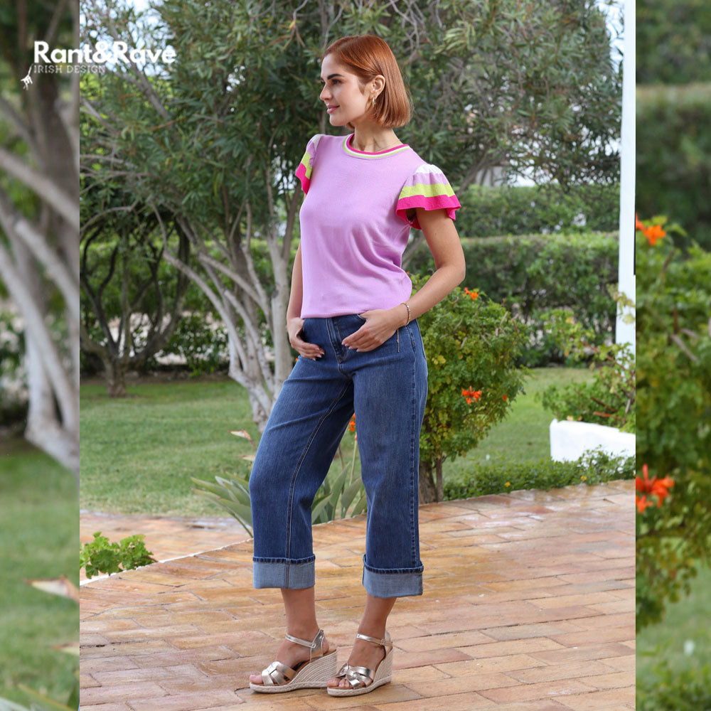 Rant and Rave Renee Knit Jumper Orchid