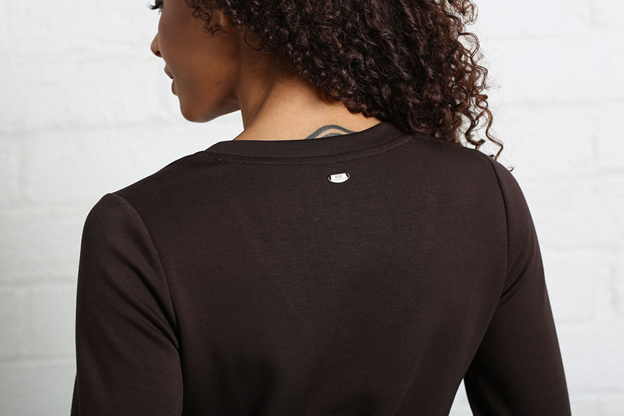 Relax & Renew Celia Dress Chocolate Brown
