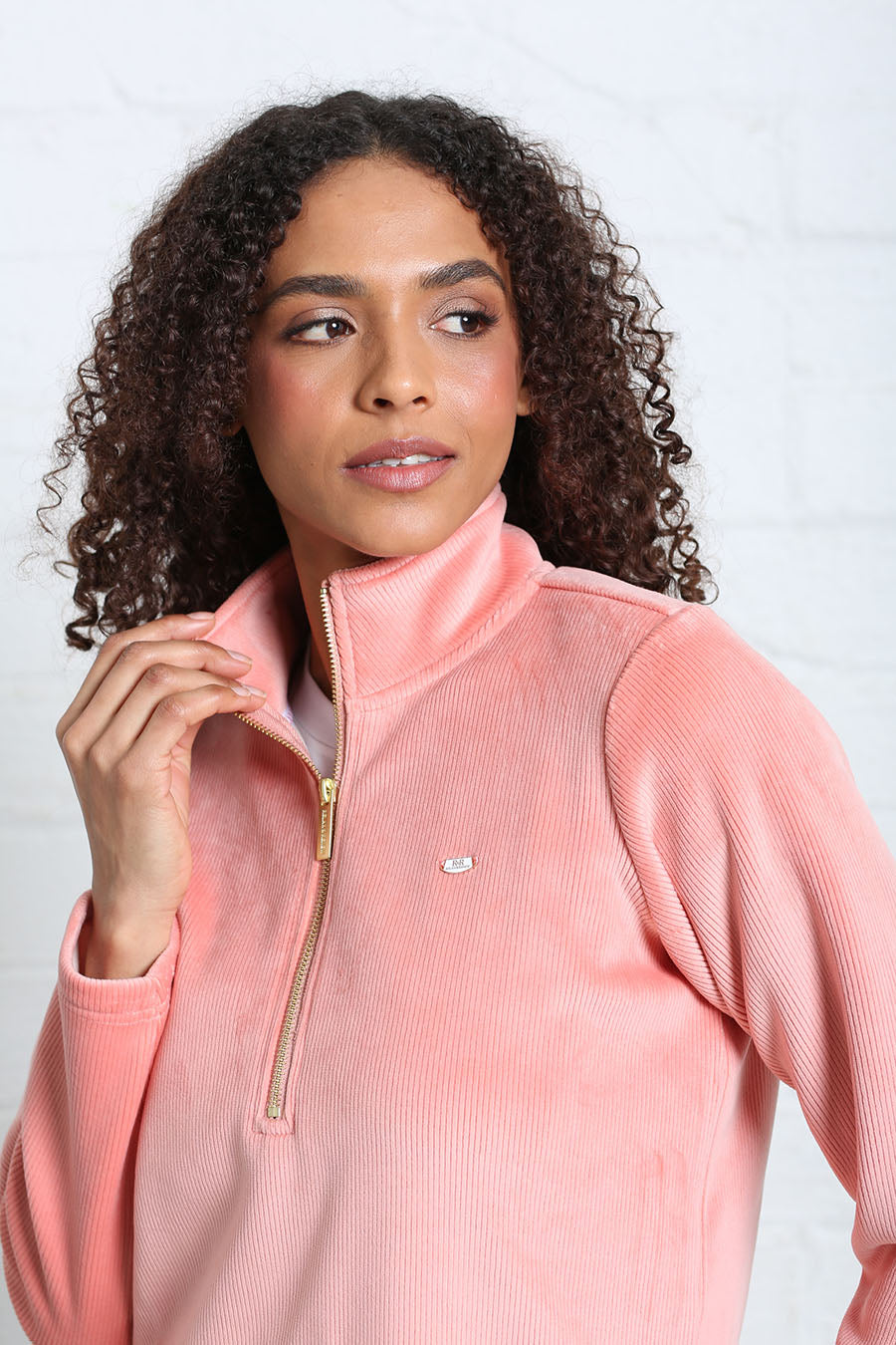 Relax & Renew Paige Half Zip Terracotta