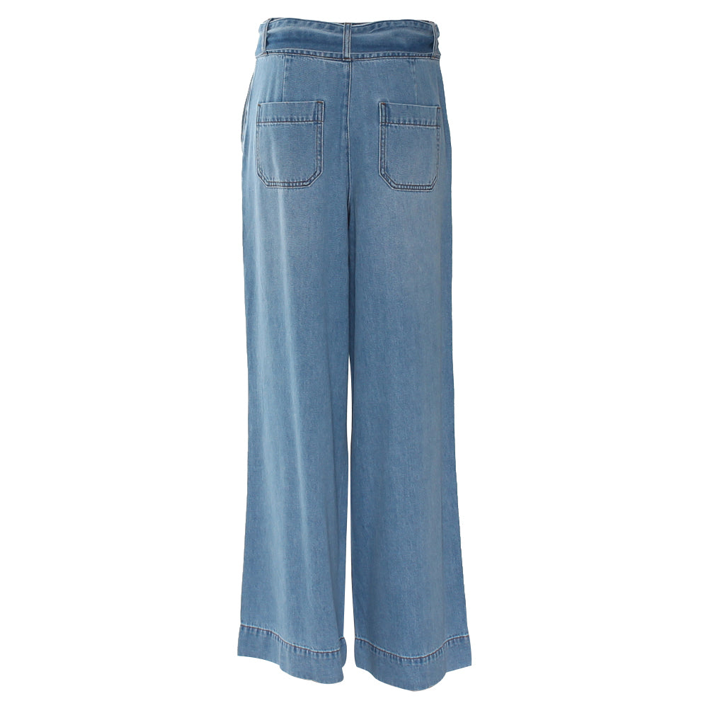 Rant & Rave Romelle Wide Leg Jean Ice Blue