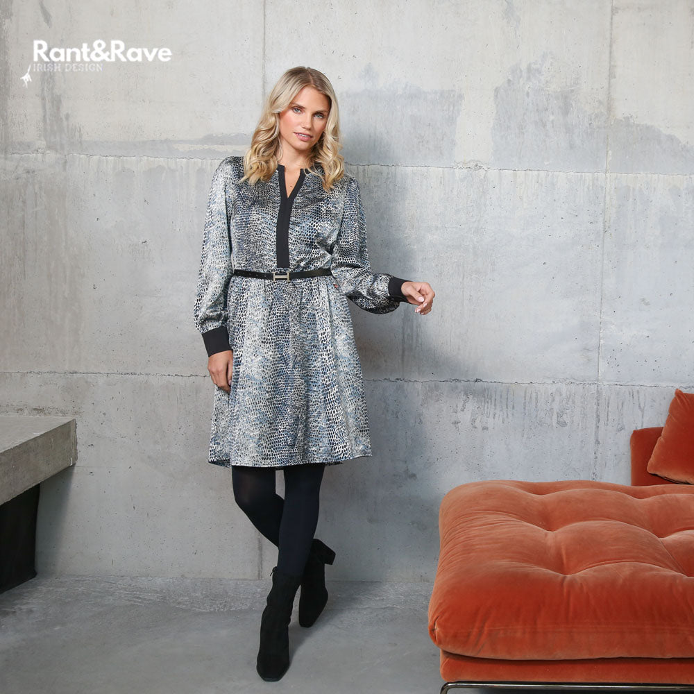 Rant & Rave Rosalynn Dress Blue