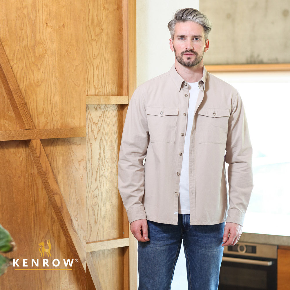 Kenrow Rowan Overshirt Stone