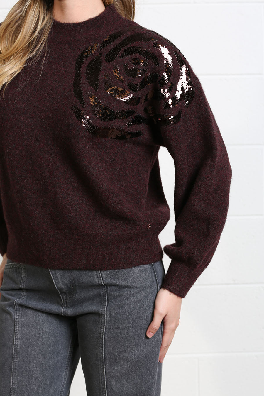 Rant and Rave Sarah Jumper Burgundy