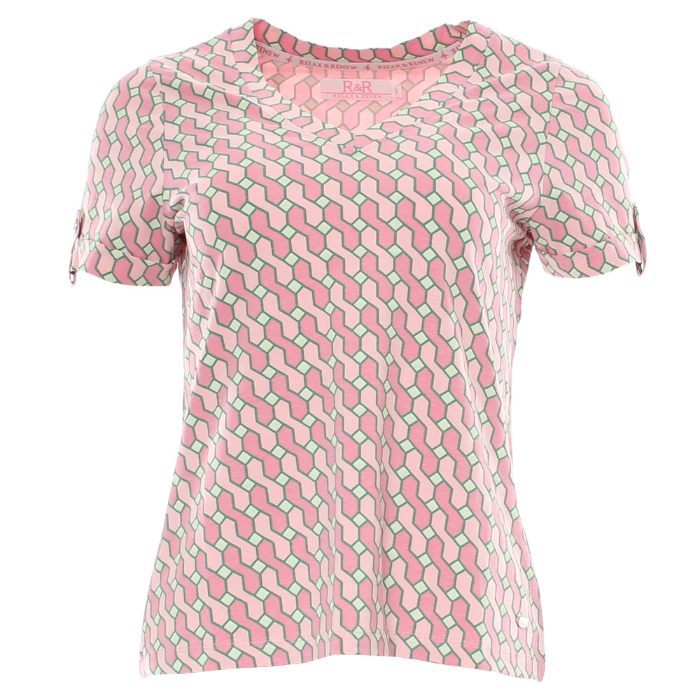 Relax & Renew Sophie Tee Pink