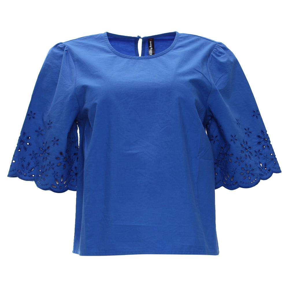 Rant and Rave Sutton Top Cobalt Blue