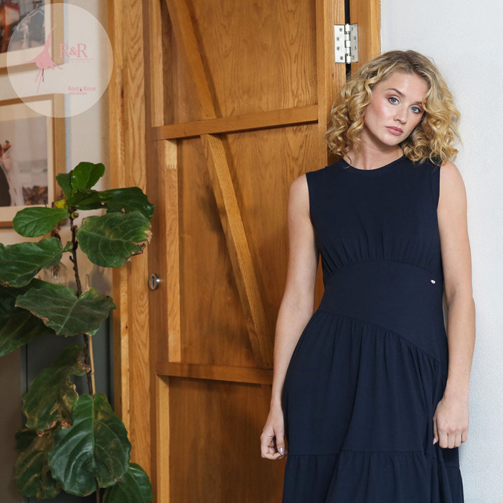 Relax & Renew Sarah Dress Navy