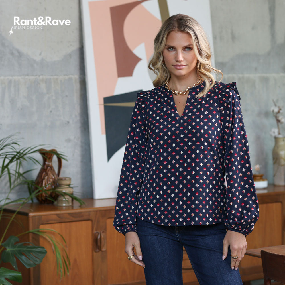 Rant & Rave Taya Top Navy