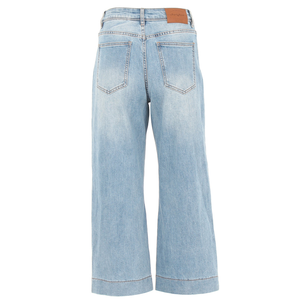 Rant & Rave Teddie Crop Jean Ice Blue