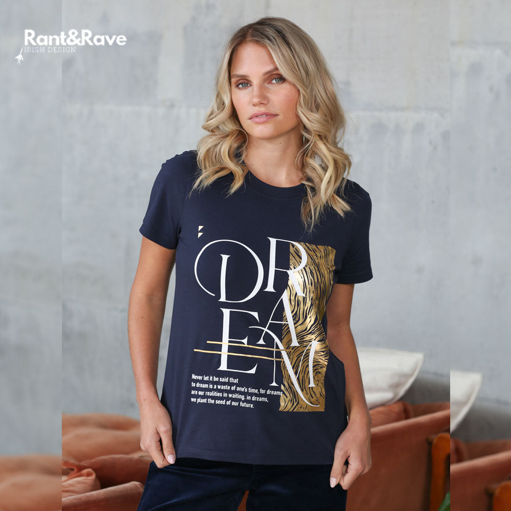 Rant & Rave Wanda T-Shirt Navy