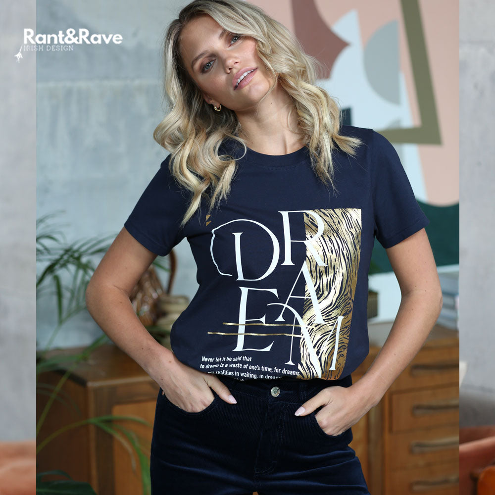 Rant & Rave Wanda T-Shirt Navy