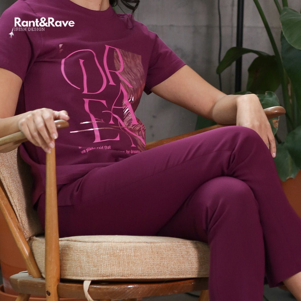 Rant & Rave Wanda T-Shirt Plum