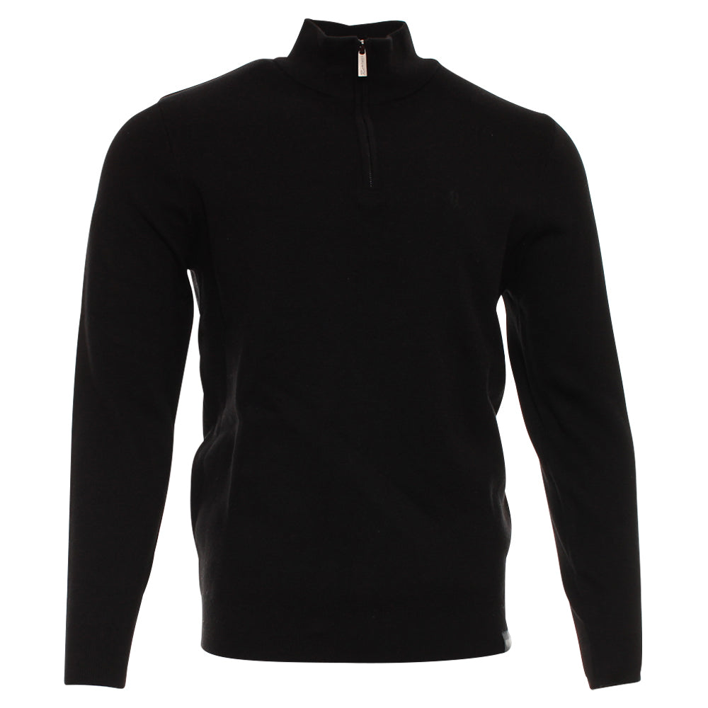 Kenrow Warren Half Zip Knit Black
