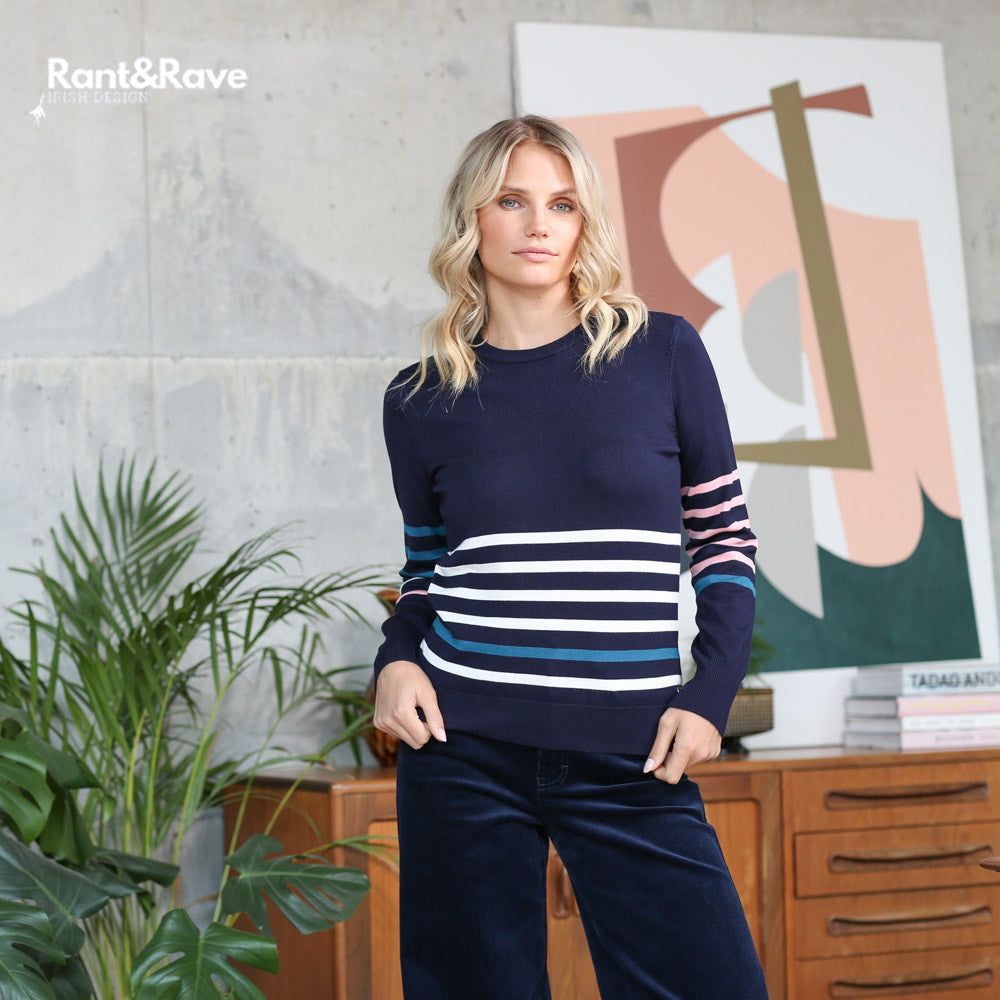 Rant & Rave Winslet Jumper Navy
