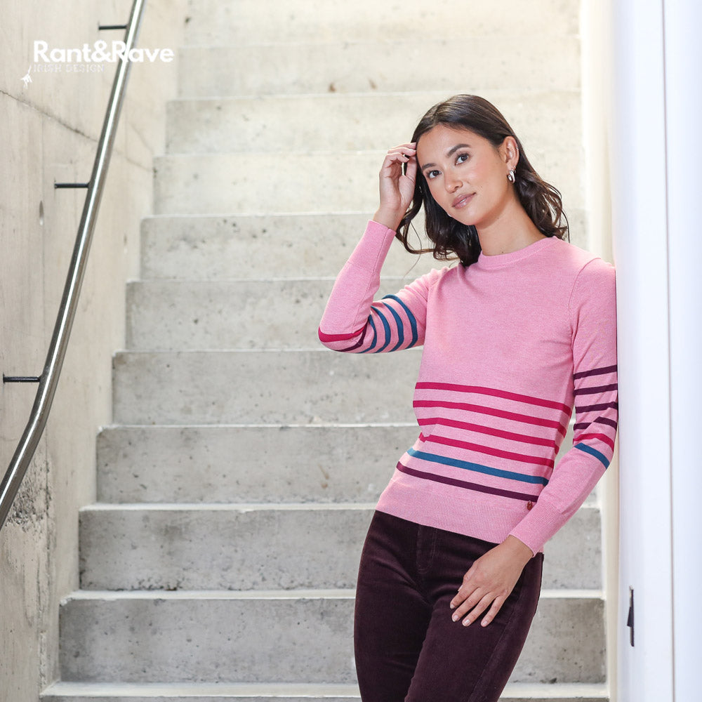 Rant & Rave Winslet Jumper Pink