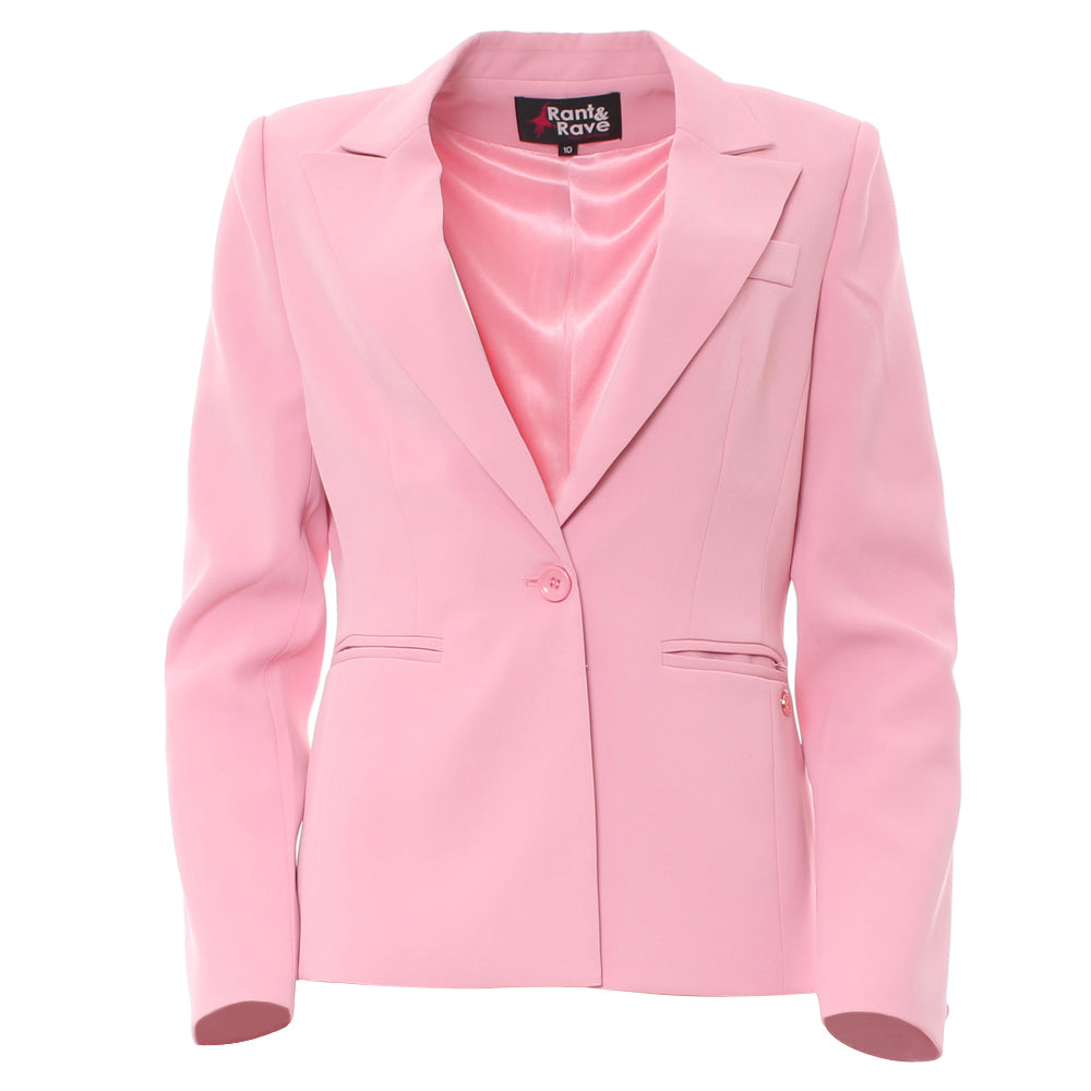 Rant & Rave Willow Blazer Pink