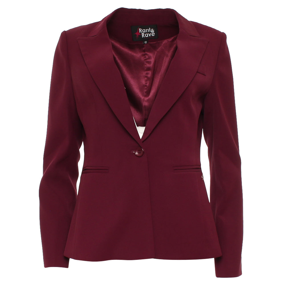 Rant & Rave Yolanda Blazer Cranberry
