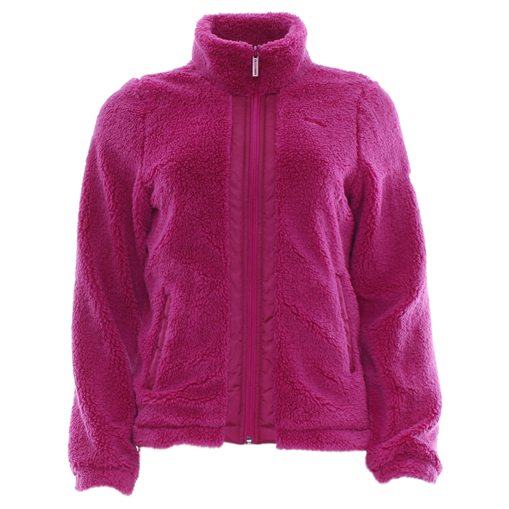 Relax & Renew Zahra Teddy Bomber Magenta