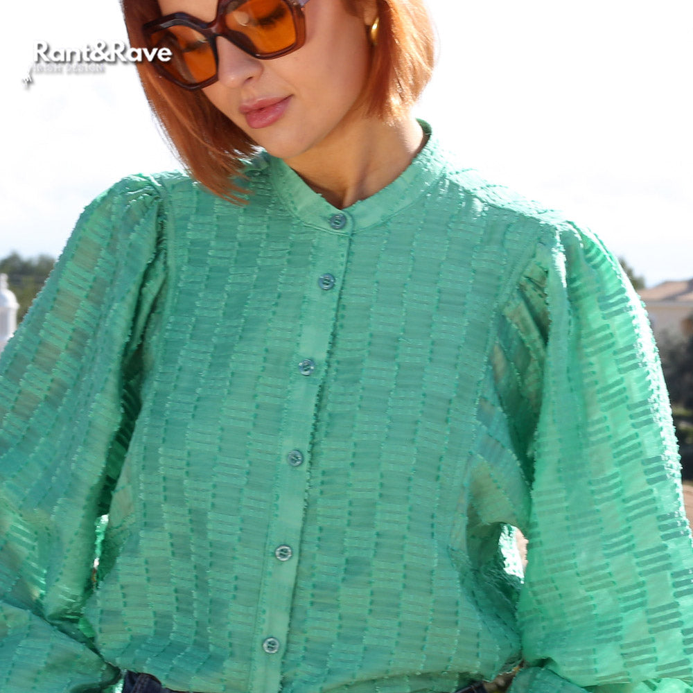 Rant and Rave Zuri Blouse Green