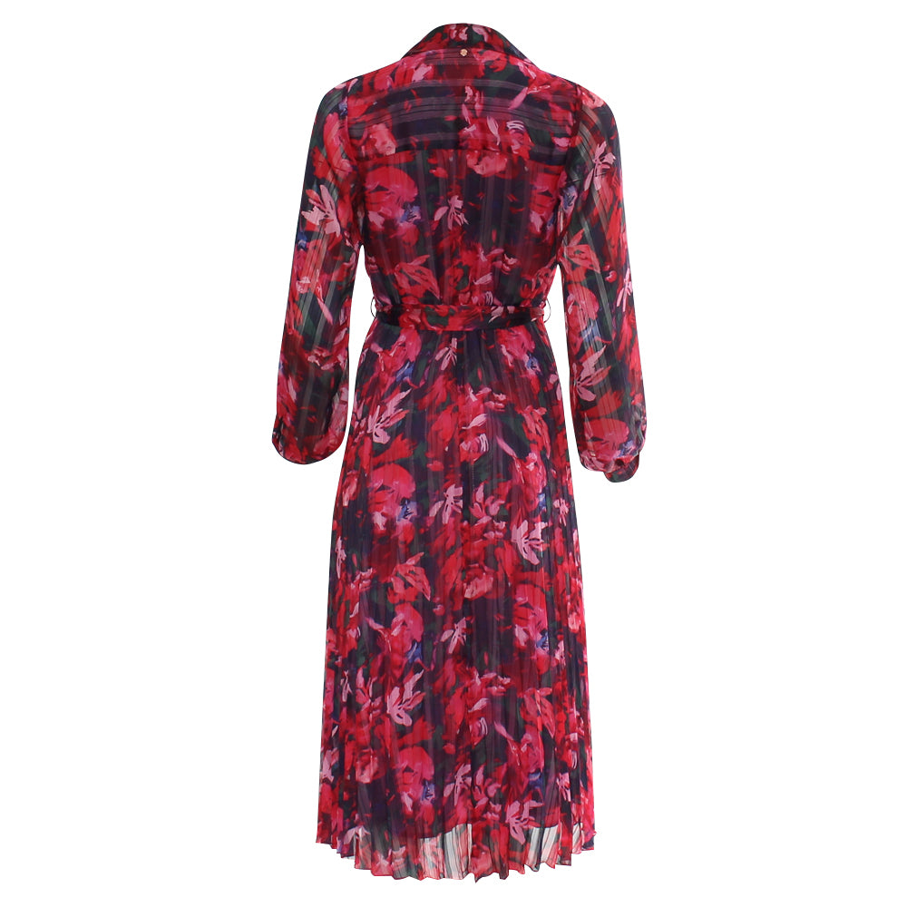 Rant and Rave Melani Shirt Dress Red